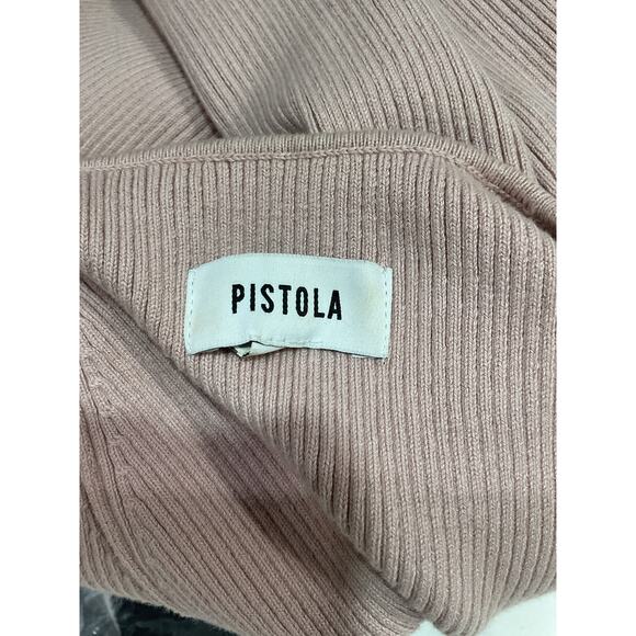 Pistola Denim 'Tiff' Pink Sweetheart Neck Sweater Size L - Picture 4 of 5